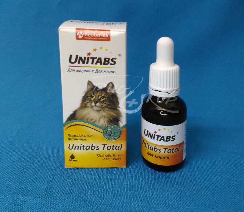 Купить ЮниТабс Total комплексные витамины для кошек с доставкой в СПб